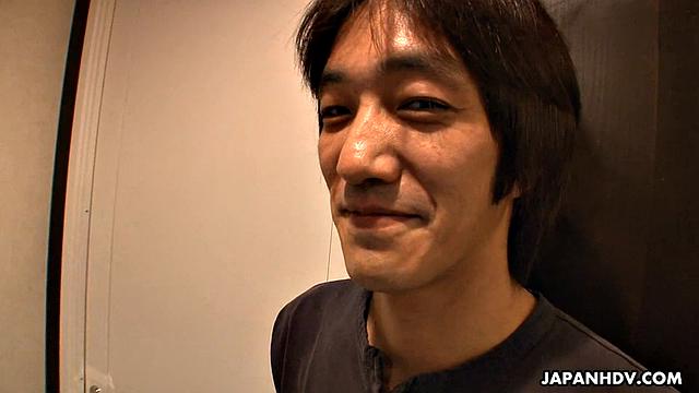 Nasty bukkake with cutie Yui Takashiro