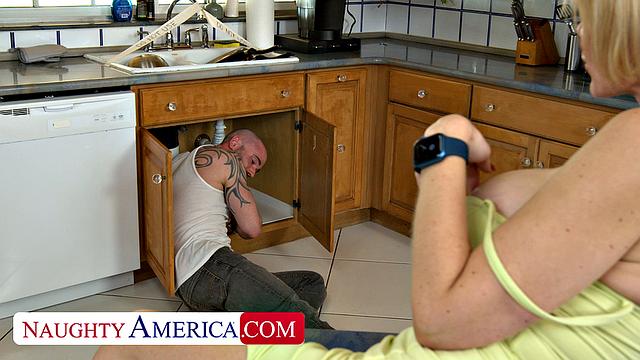 Busty Blonde Casca Akashova Is Horny For The Hired Handyman