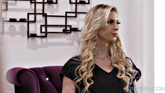 Busty blonde milf Brooke Banner gets the "full service" at the Kinky Spa