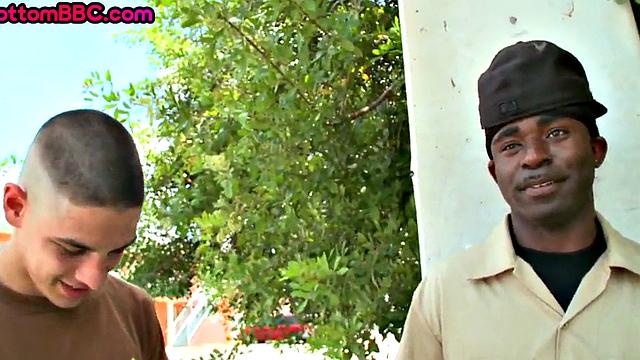 Picked up ebony riding cock outdoor after blowjob