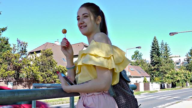 Blowjob in exchange for treats