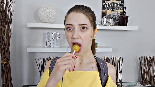 Blowjob in exchange for treats