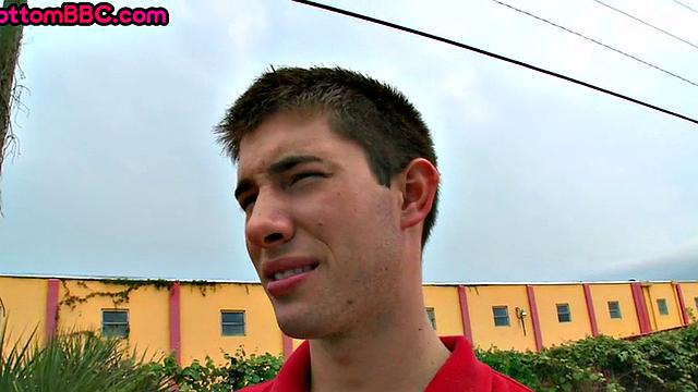 Paroled black straight riding white cock