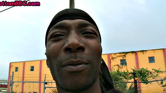 Paroled black straight riding white cock