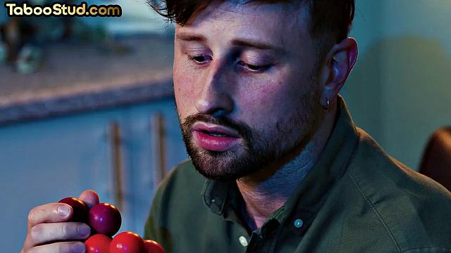 Handsome jock pounded anally by his lover