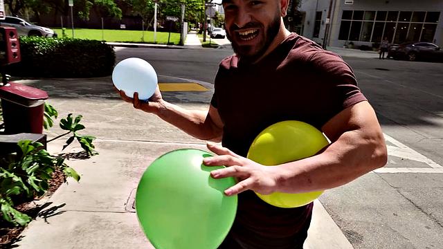 Water Balloon Prank