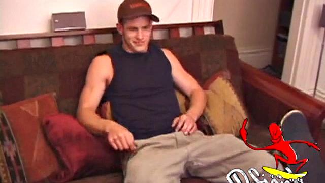 Kyler has been waiting for his big debut. A hot mid-westerner, the young man works construction and skates at the job site in the evenings. After working all day long and boarding, Kyler needs to unwind with a little personal time.