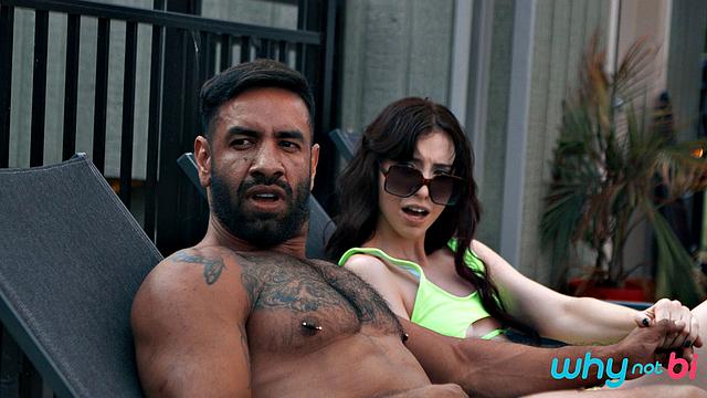 Bi Couple Boinks The Pool Boy