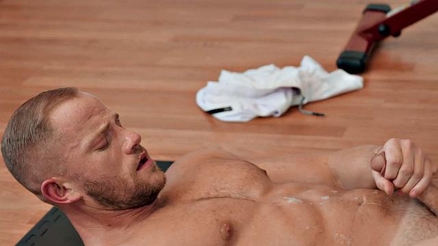 Athletic jock anal-pounded by guy