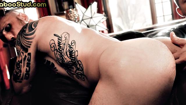 Black stepbro eats after taboo barebacking orgy