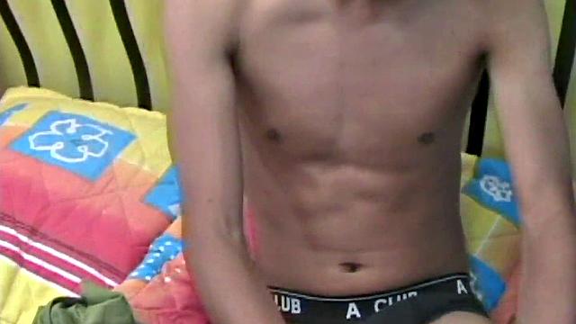 Spanish skinny Latino twink rides BF cock and films