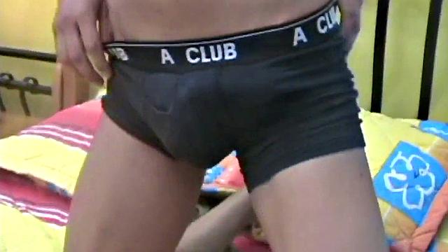 Spanish skinny Latino twink rides BF cock and films