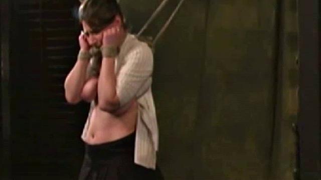 Chubby naked tit slave loves it