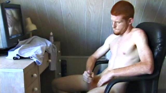 Tristan watches a porn video, while playing with himself, and we enjoy some close-ups of his pleasure