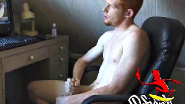 Tristan watches a porn video, while playing with himself, and we enjoy some close-ups of his pleasure