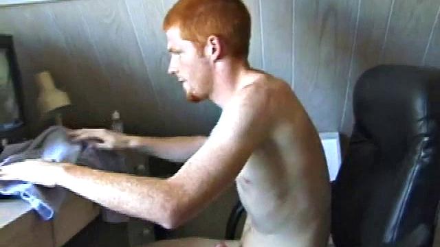 Tristan watches a porn video, while playing with himself, and we enjoy some close-ups of his pleasure