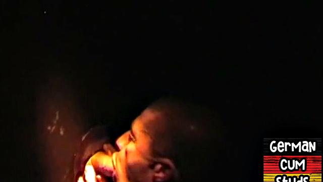 Gloryhole erman Stud Sucks Cock for Facial In Closeup
