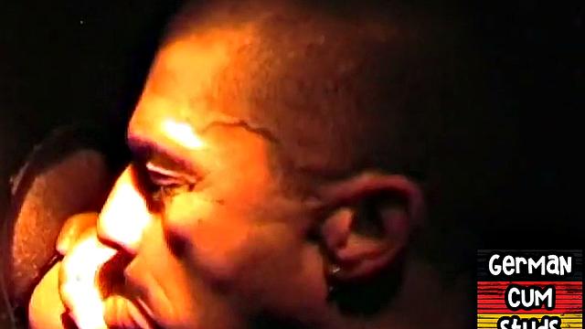 Gloryhole erman Stud Sucks Cock for Facial In Closeup