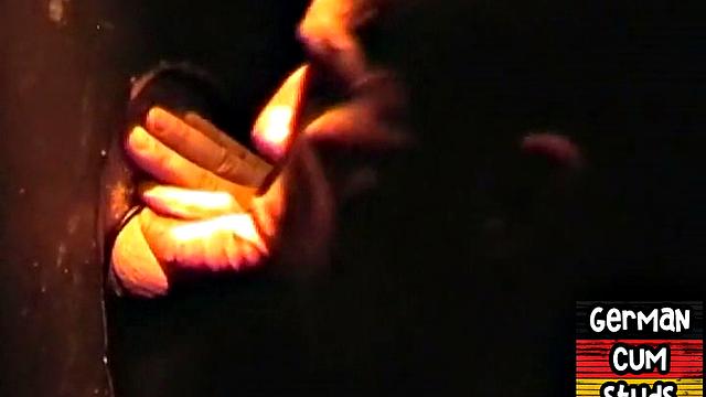 Gloryhole erman Stud Sucks Cock for Facial In Closeup