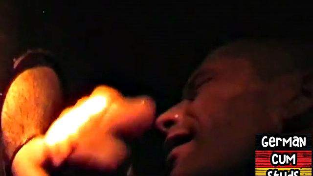Gloryhole erman Stud Sucks Cock for Facial In Closeup