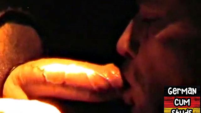 Gloryhole erman Stud Sucks Cock for Facial In Closeup