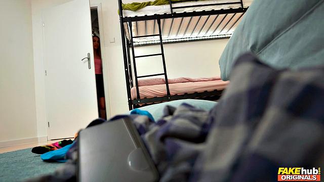 Late for College With a Hard-On