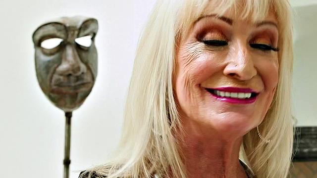 64-year-old Leah gets fucked. Her hubby watches.
