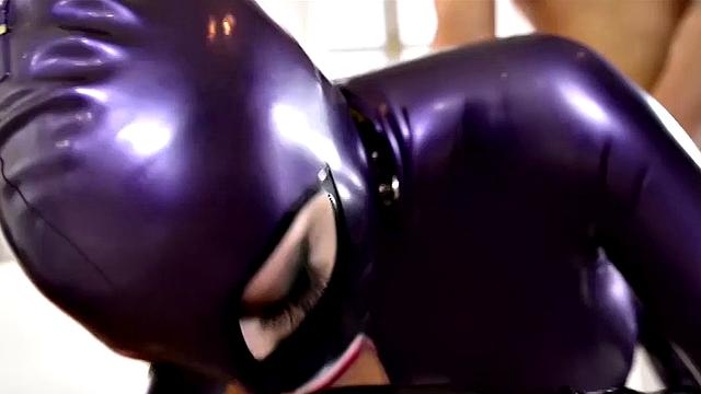 Latex Lucy in a Threesome!