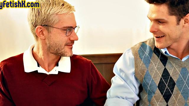 Big cock fisting gay bareback fucks bottom in church