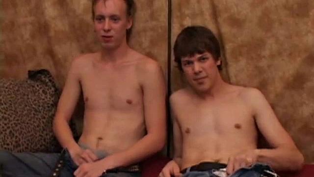 After coming home to the porn that Casper and Richard left running, Roar and Matthew can't pass up a good thing. Matthew goes right to work on Roar's cock, shoving it deep into his throat.