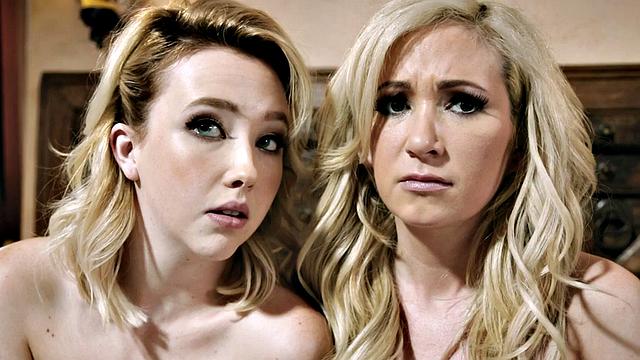 Squirting love fingering wet cunts in threesome