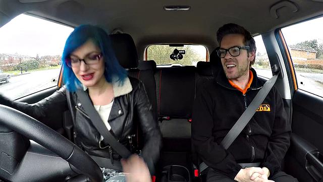 Watch Blue Haired Learner's wild anal fantasies come to life in hot denim jeans