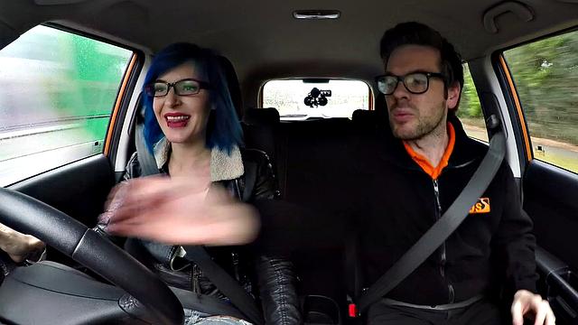 Watch Blue Haired Learner's wild anal fantasies come to life in hot denim jeans