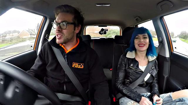 Watch Blue Haired Learner's wild anal fantasies come to life in hot denim jeans