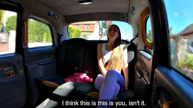 Sexy car bitch fucked by big dick in wet pussy hole