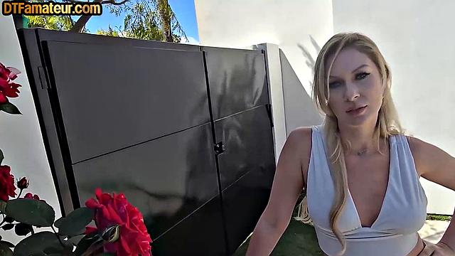 Big blonde babe gets pounded in POV