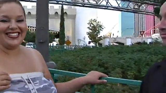 Chunky BBW Elizabeth Shows Huge Rolls