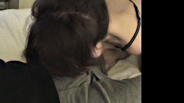 Annabelle Blowjob closeup with small tits