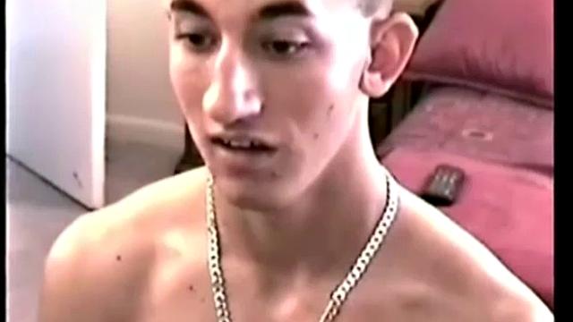 Dante is back for more fun. Vinnie pulls out his pump and Dante tries it on for size, but it's too small! So Vinnie takes his cock down his throat and it hardens real fast.