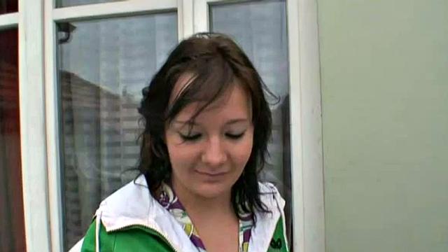 Kinky brunette teen takes grandpa's cock in her wet, young pussy and gets a cumshot