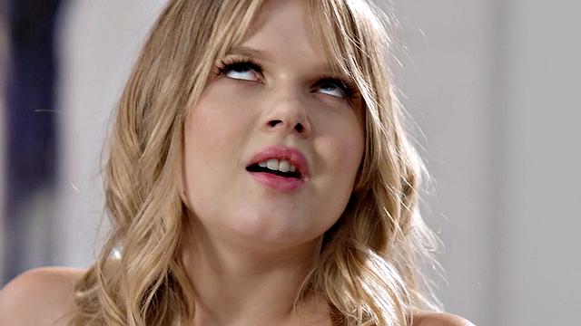 Bored Petite Blonde Coco Lovelock Fucks Her Bestie While Waiting For The Laundry