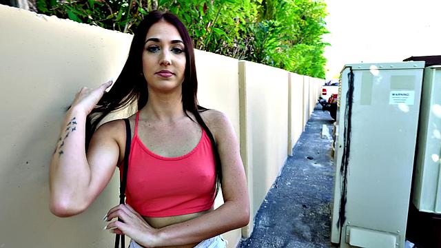 Brunette Teen Cheats for Money