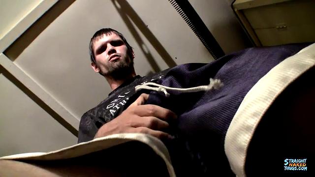 Hung Athlete Nolan Blows his Load - Nolan