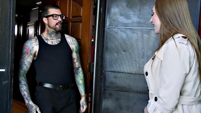 IR BDSM MILF in 3some, assfucked by big black guy