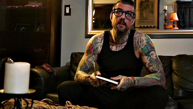 IR BDSM MILF in 3some, assfucked by big black guy