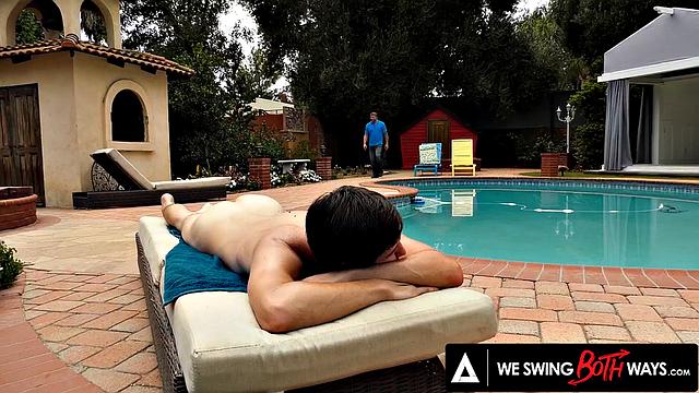 WE SWING BOTH WAYS - Astrid Star Sparks Bisexual Threesome With Husband And Friend PART 1