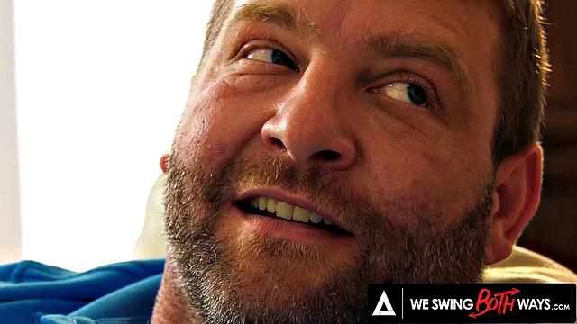 WE SWING BOTH WAYS - Astrid Star Sparks Bisexual Threesome With Husband And Friend PART 1