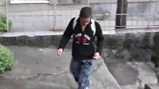 Jefferson Garcia phones Manuel Jacqu to come over and fix a problem with his computer. Jefferson begins to thank his friend for helping him by rubbing his leg and crotch. Lets keep it a secret, Manuel advises, in his erotic Brazilian tongue.