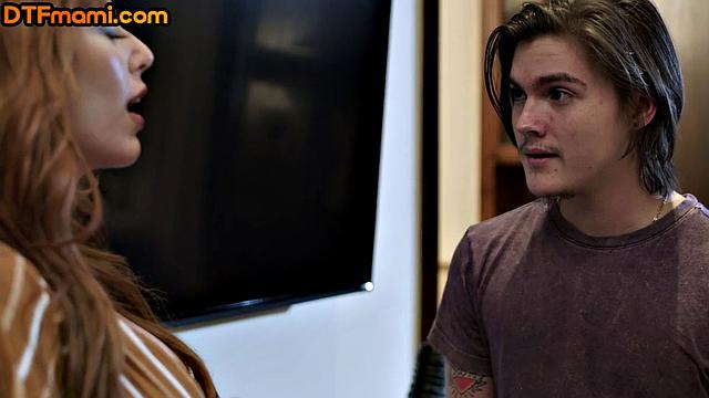 hairycunt busty MILF fucked by stud