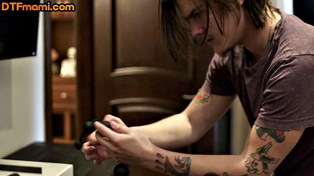 hairycunt busty MILF fucked by stud